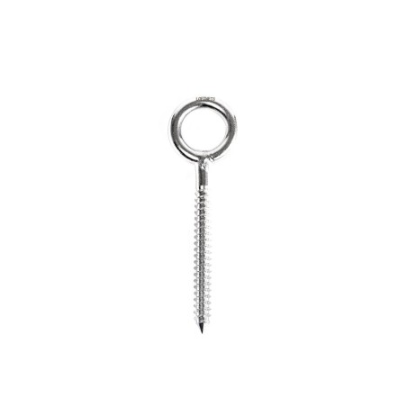 Gancio ad occhiello 8x80 mm inox A4
