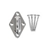 A4 stainless steel wood anchor plate with screws