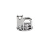Piastrina di bloccaggio inox A4 avec vis 5x50 mm