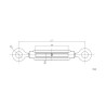 Tensor inox A4 para red horizontal o vertical