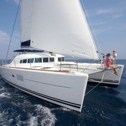 Katamarannetz für Lagoon 410 / 410 S2