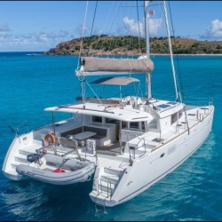 Lagoon 450 catamaran nets