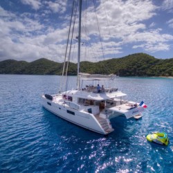 Lagoon 560 catamaran nets