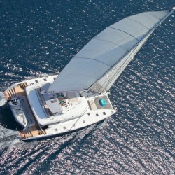 Katamarannetze für Lagoon 620