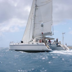 CATANA 531 catamaran nets