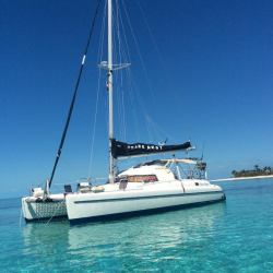 Katamarannetz für Fountaine Pajot Antigua 37