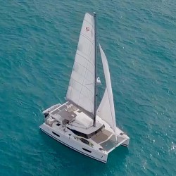 Katamarannetz für Fountaine Pajot Lucia 40