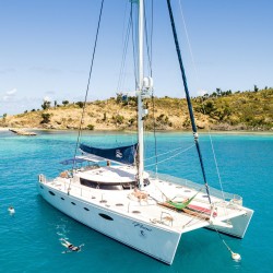 Katamarannetze für Fountaine Pajot Tahiti 60