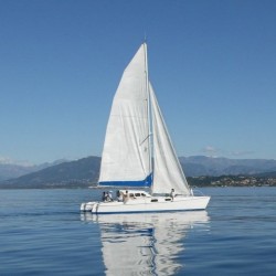Katamarannetz für Fountaine Pajot Louisiane 37