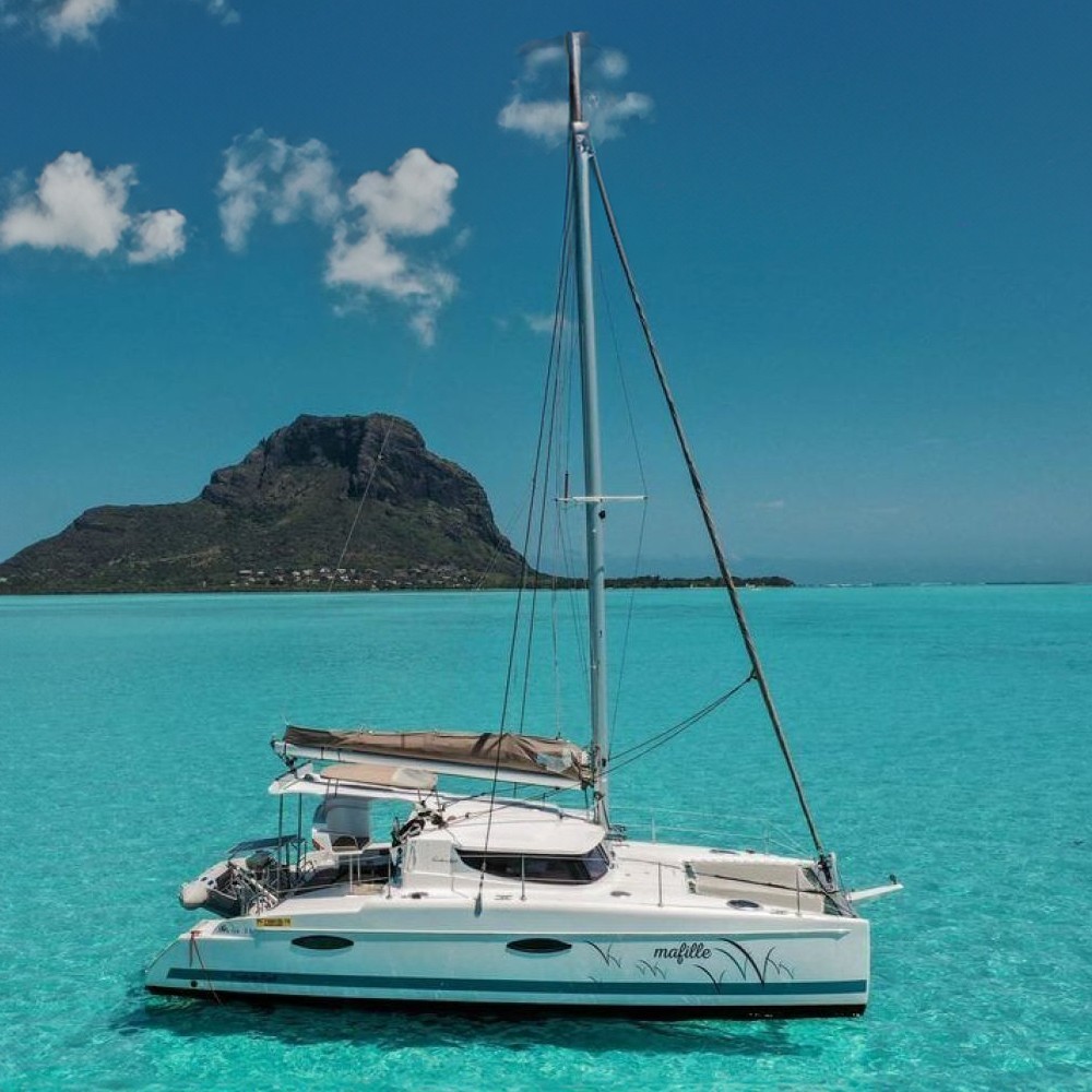 Katamarannetz für Fountaine Pajot Mahé 36 Katamarannetz für Fountaine Pajot Mahé 36