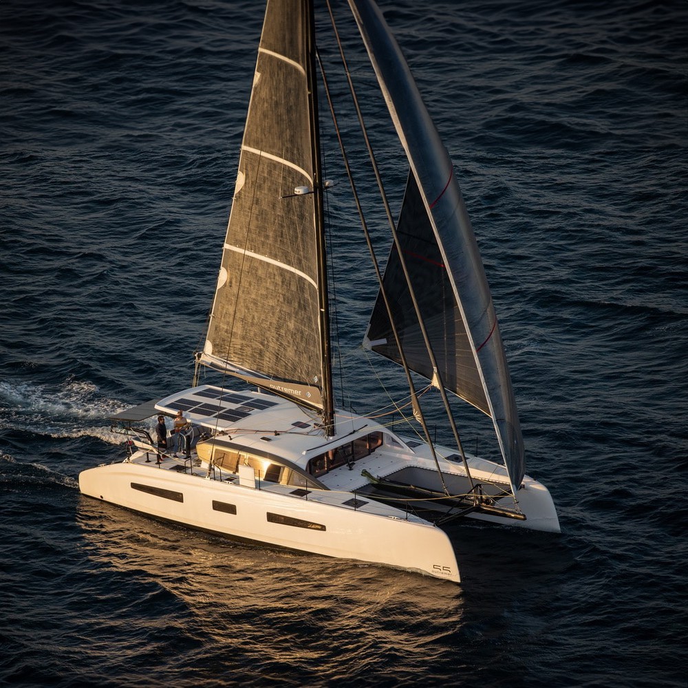 Katamarannetze für Outremer 55 Katamarannetze für Outremer 55