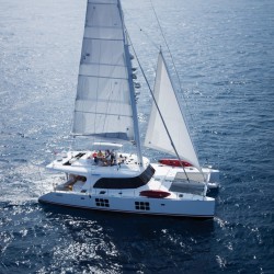 Katamarannetze für Sunreef 58