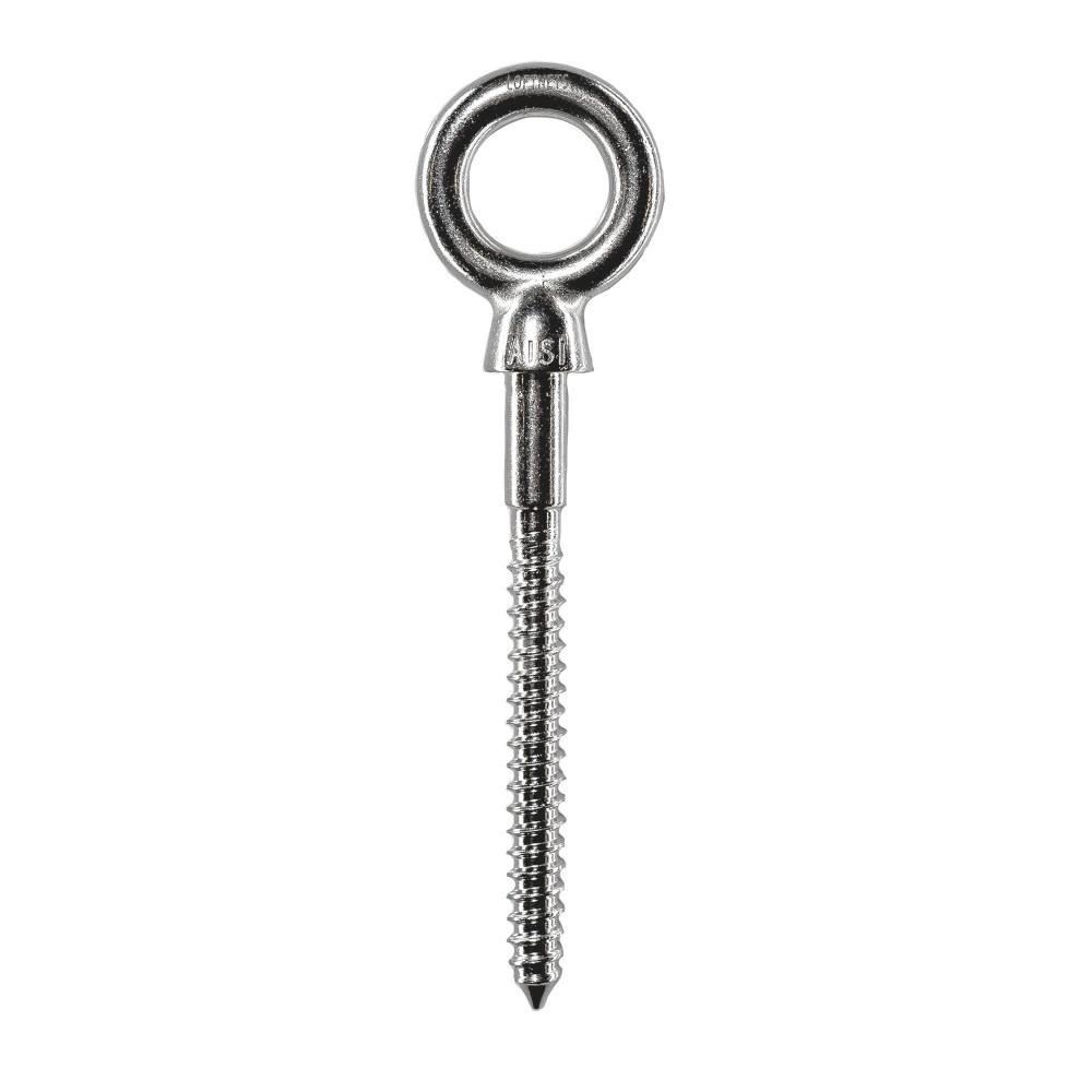 Gancio ad occhiello 10x100 mm inox A4 premium