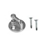 Grillo con piastrina inox A4 avec vis autoforeuses