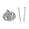 Placa con pasador inox A4 con tornillos 4,5x35 mm