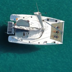 Katamarannetz für Fountaine Pajot Bahia 46