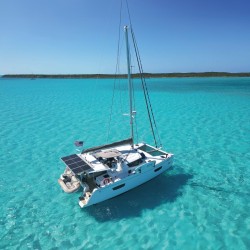 Katamarannetz für Fountaine Pajot Helia 44