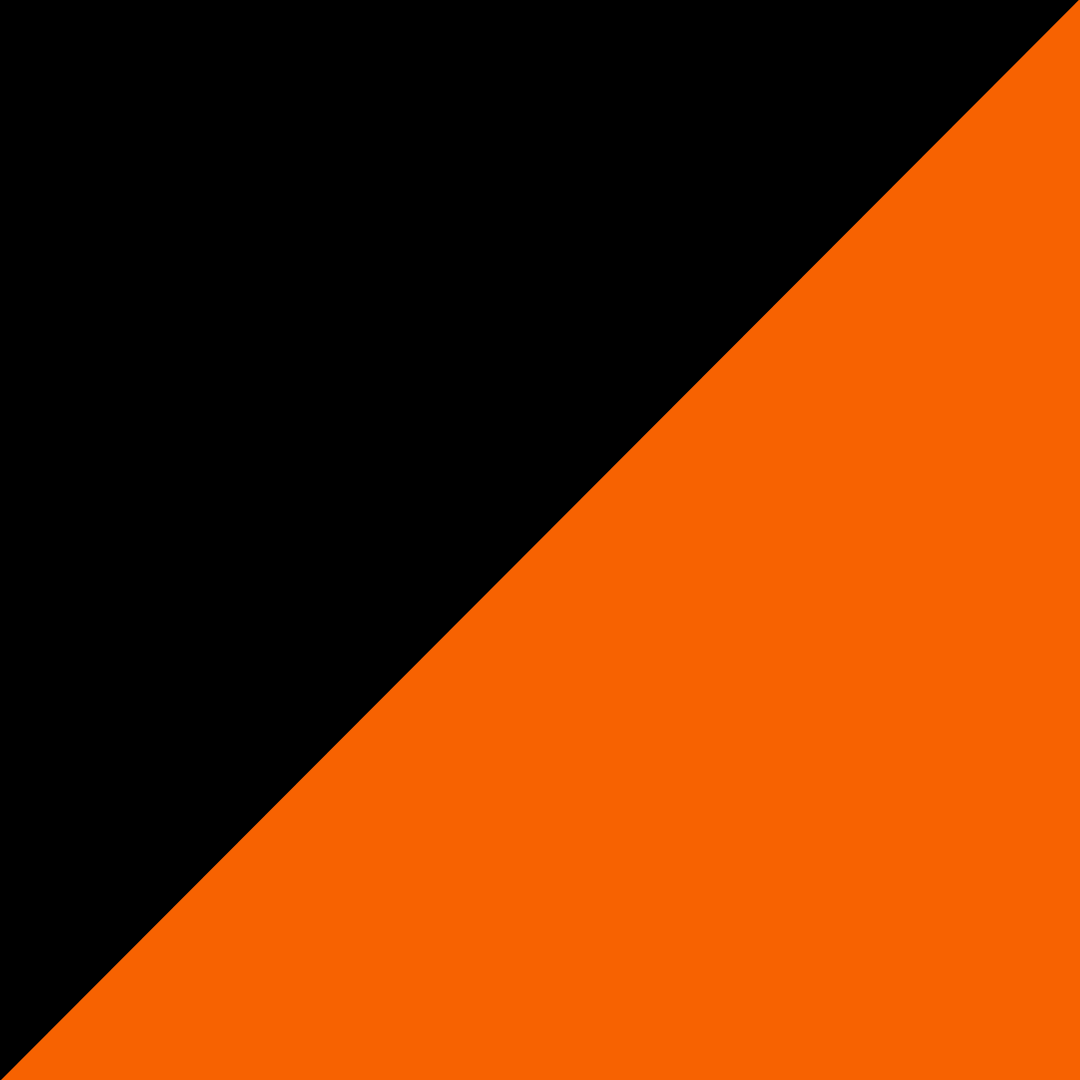 Schwarz und orange