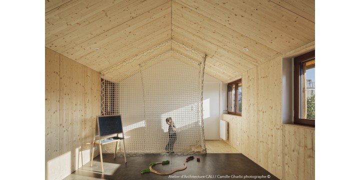 Treppenhausnetz mit fehlender Seite LOFTNETS