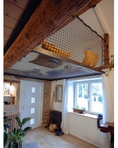 LOFTNETS Netz schwarz vertikal und horizontal für Mezzanine