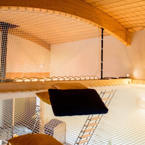 LOFTNETS Wohnnetz horizontal und vertikal weiß in 30mm weiß