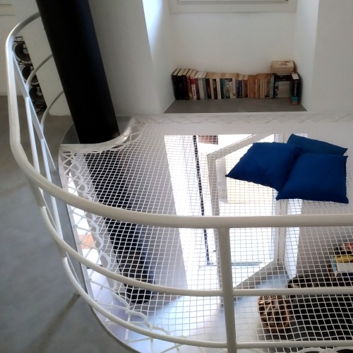 Struktur für Wohnnetz mit Kaminschacht