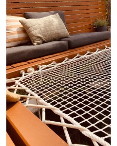 Einfaches Liektau-Finish für horizontale LOFTNETS Wohnnetze