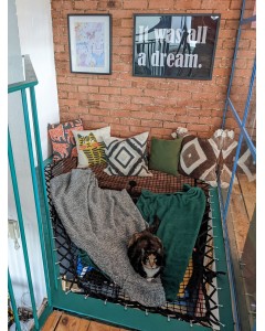 Netz LOFTNET Ruheecke mit Katze 