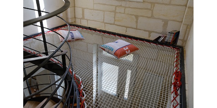 LOFTNETS Netz mit abgerundetem Ausschnitt