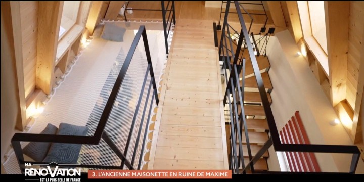 LOFTNETS-Hängegitter in der Fernsehsendung von M6