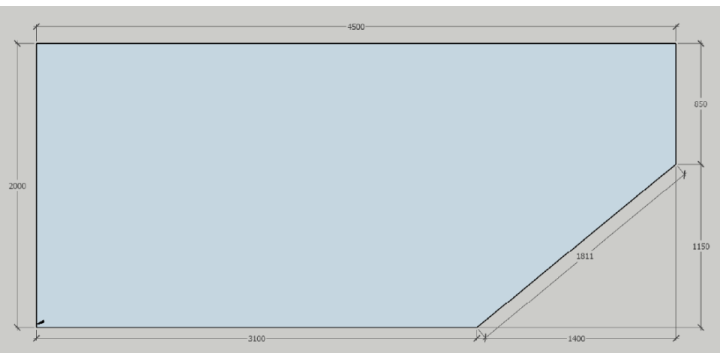 Zuschnittschema für Wohnnetz