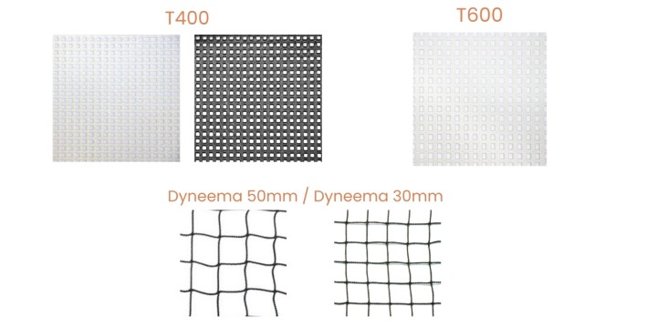 Toiles techniques et Dynnema 