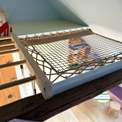 LOFTNETS Children's Playroom with Mesh Mezzanine – Top View