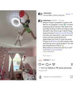 LOFTNETS hammock floor for playroom Insta Natemeyer