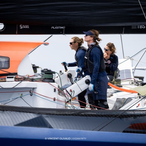 Ocean Fifty Wind Up avec filet Dyneema LOFTNETS