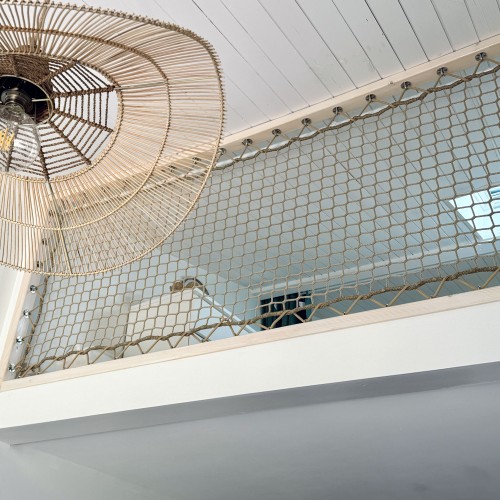 Filet mezzanine vertical  beige Loftnets
