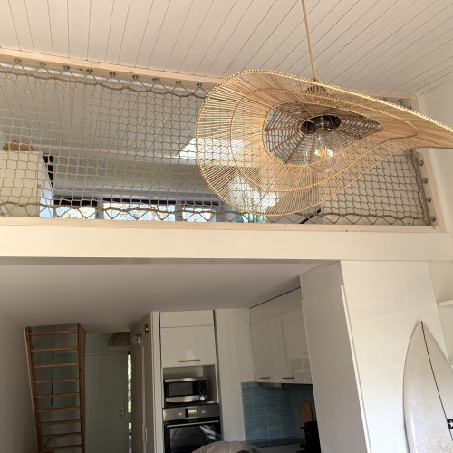 Filet mezzanine vertical beige Loftnets