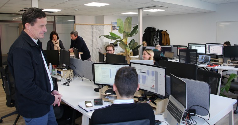 Büro-Team loftnets große