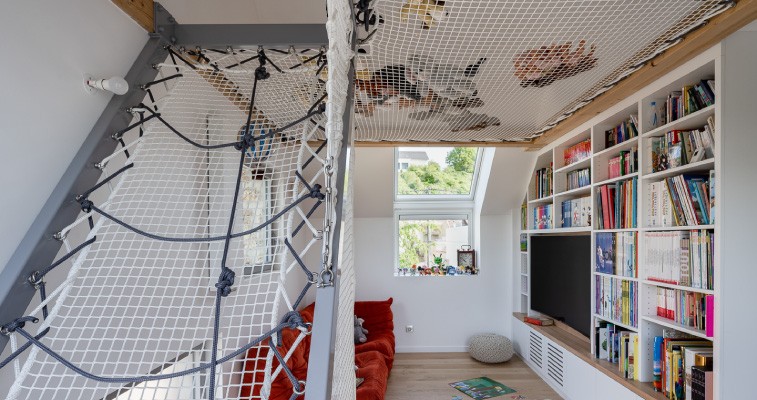 Kletternetz Kinderzimmer