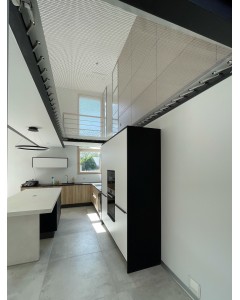 Technische Leinwand TF500 weiß auf Küche
