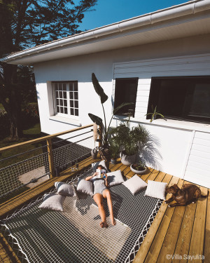  Net railing for a Californian decoration