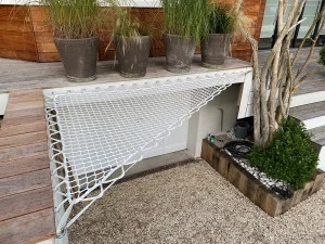 Giant hammock for terrace