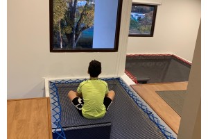 Duo de filets avec finitions colorées pour un espace détente ludique et design