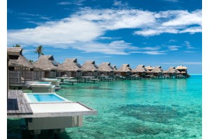 filet de catamaran LOFTNETS pour terrasses sur pilotis au-dessus du lagon à Bora Bora