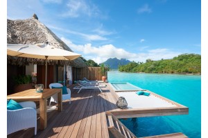 filet de catamaran LOFTNETS pour terrasses sur pilotis au-dessus du lagon à Bora Bora