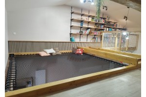 Entspannungsnetz für Wohnräume mit doppelter Keder – Komfort und Langlebigkeit vereint