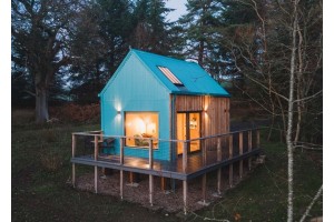 rambarde extérieure en filet LOFTNETS - Gîte en forêt