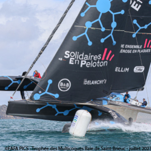 Thibaut Vauchel-Camus wins the 2023 Multihull Trophy in the Bay of Saint-Brieuc