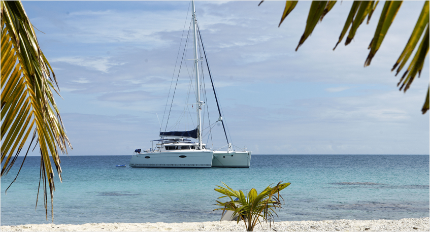 Trampoline for catamaran