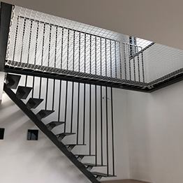 Steel Mezzanine with home net